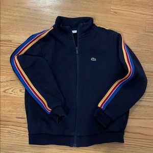 Lactose boys blue zip jacket size 12